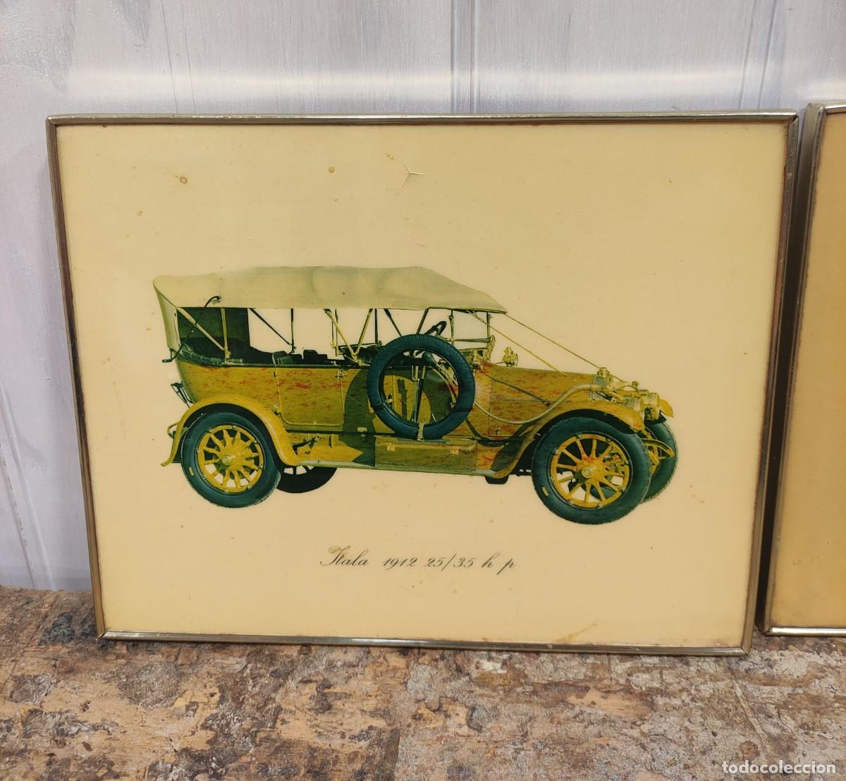 Vintage: 2 cuadros de coches antiguos - Foto 3