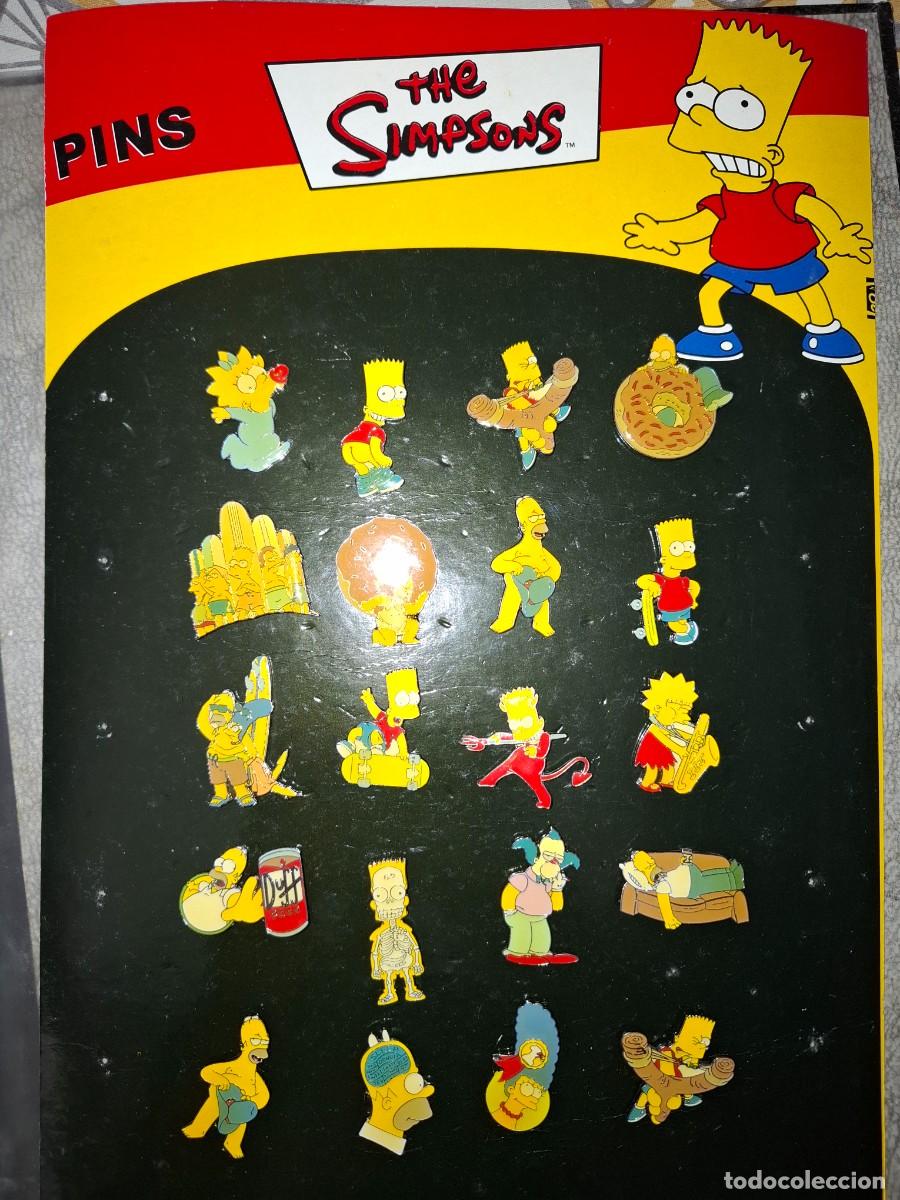 Vintage: Lote de pines Simpsons a&ntilde;os 90 - Foto 1