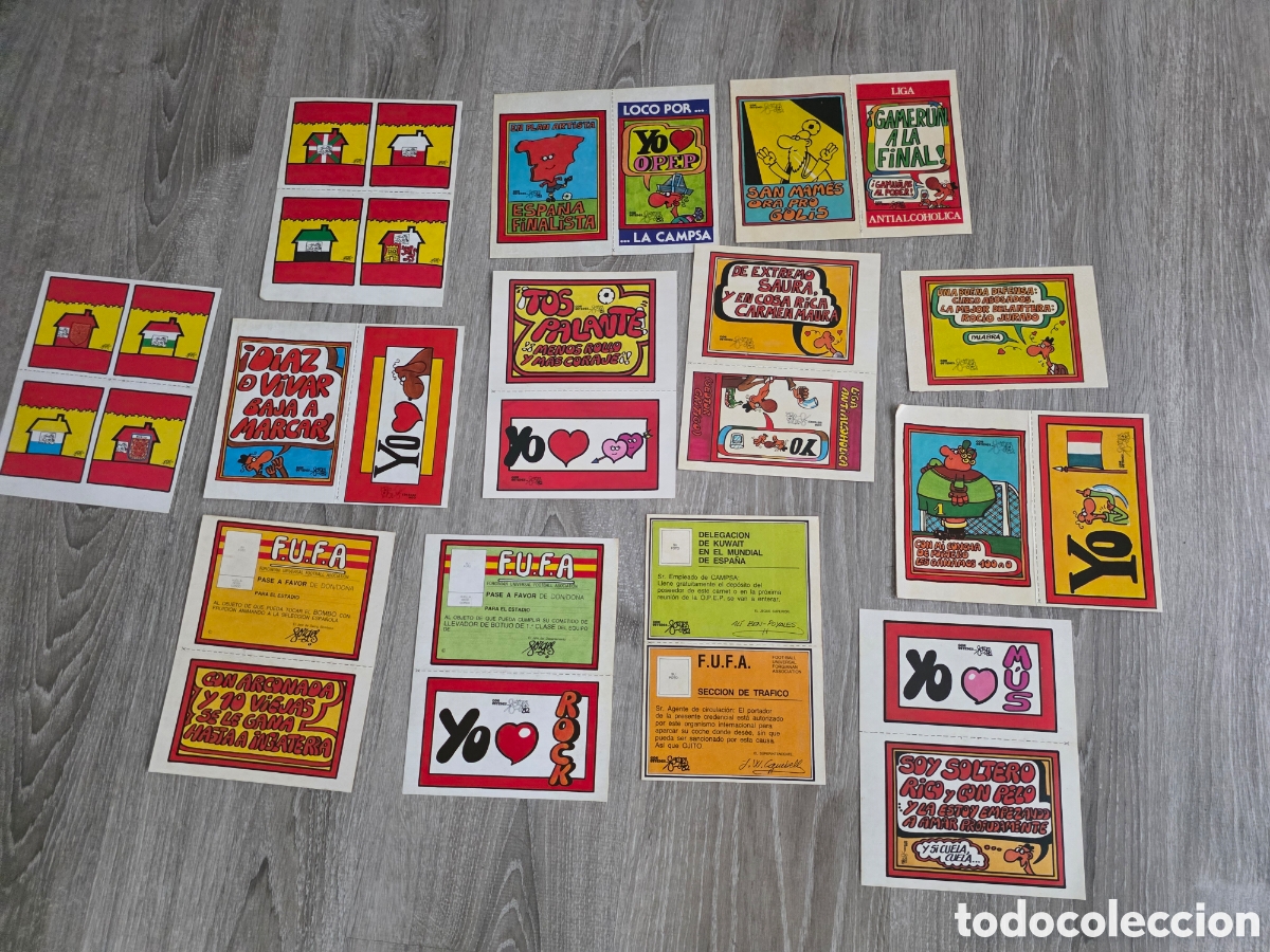 Vintage: pegatinas retro mundial 82 vintage