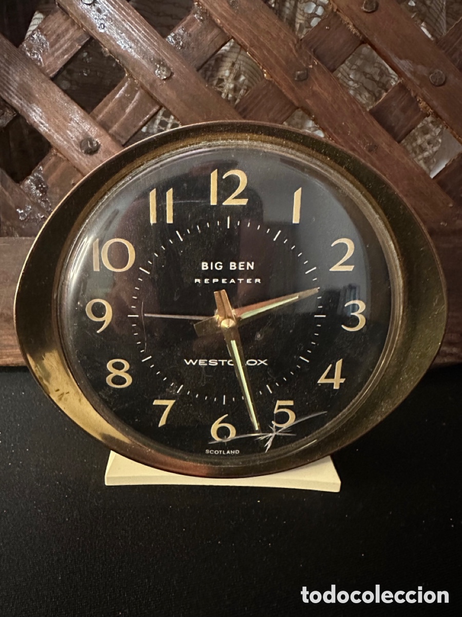 Vintage: reloj despertador de mesa Westclox Big Ben Repeater vintage