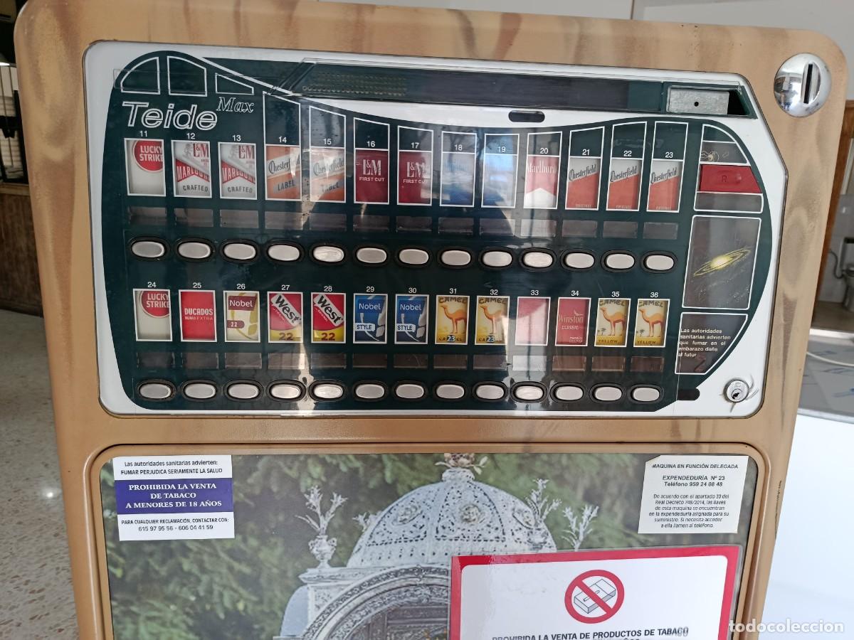 Vintage: MAQUINA DE TABACO MODELO TEIDE 26 CARRILES MEDIDAD 160X72X40 FUNCIONA