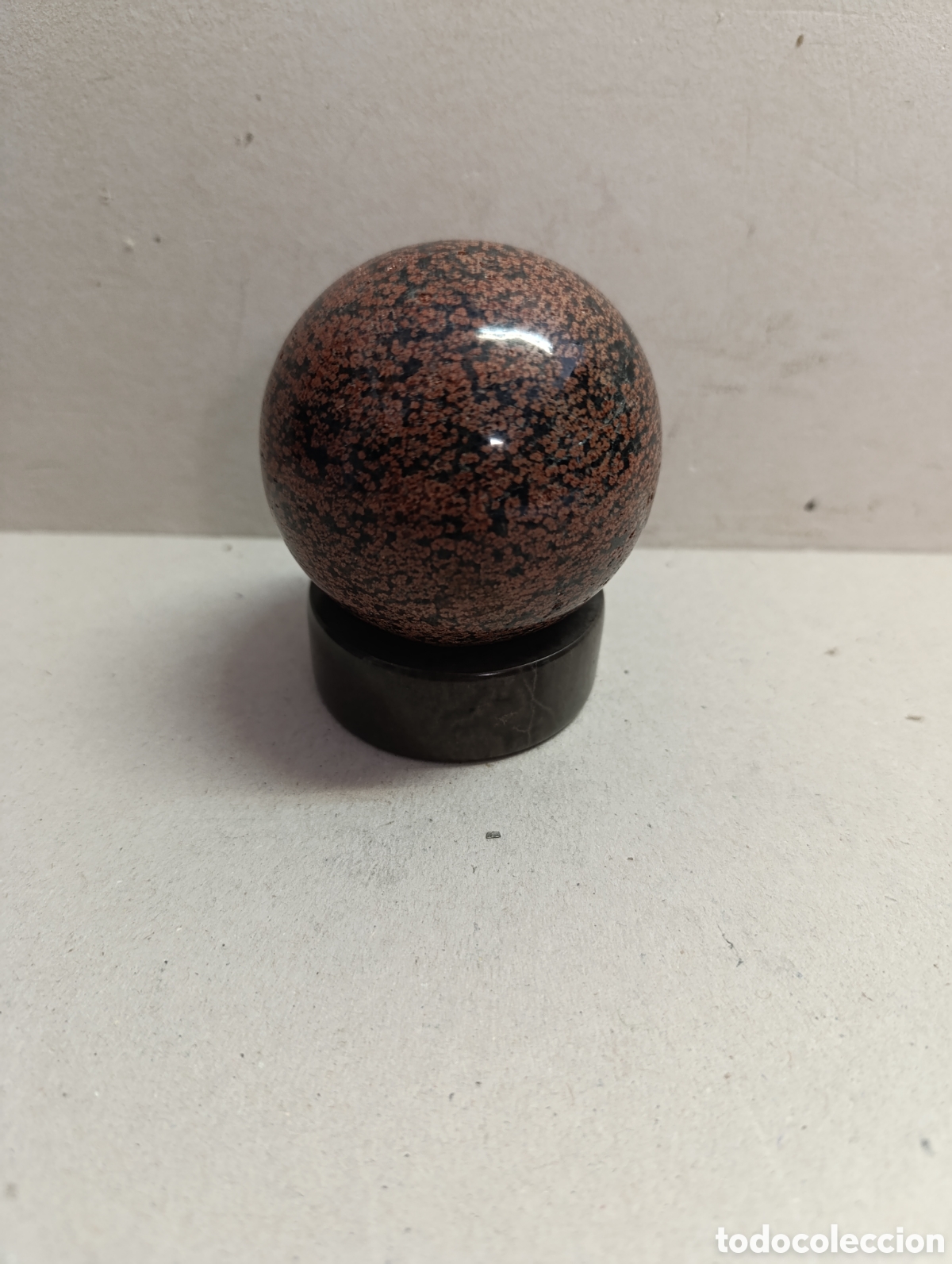 Vintage: BOLA DE PIEDRA DURA. 6,5 CM