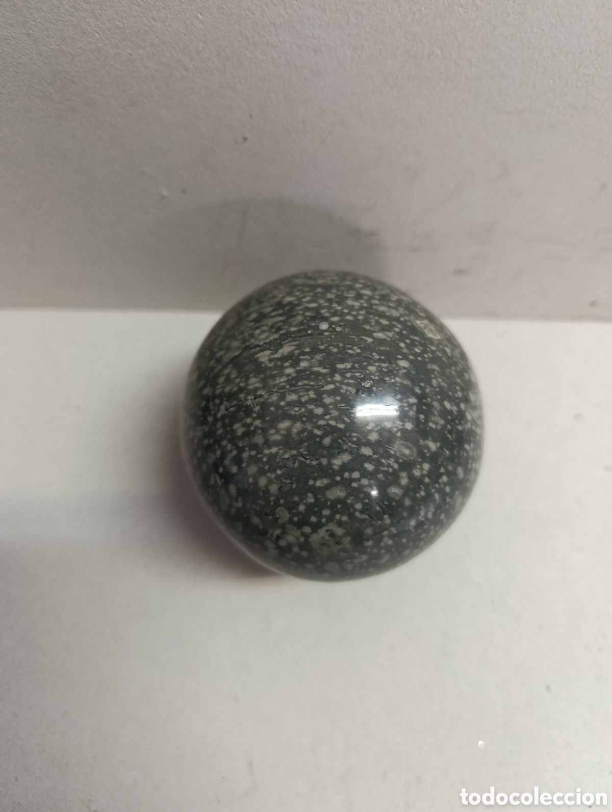 Vintage: BOLA DE PIEDRA DURA. 9 CM. - Foto 2