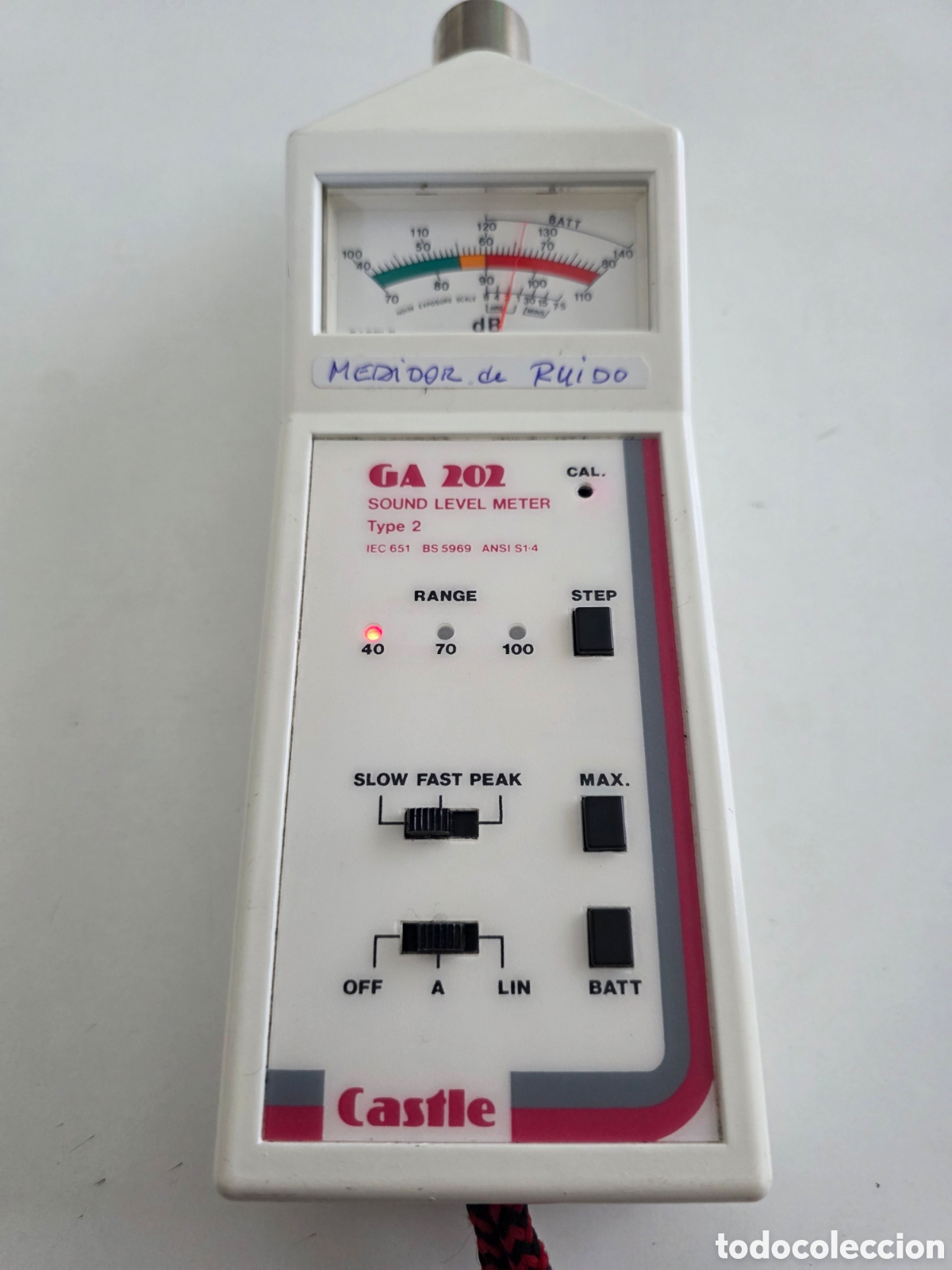 Vintage: Medidor de ruido Castle GA 202 Sound Level Meter T