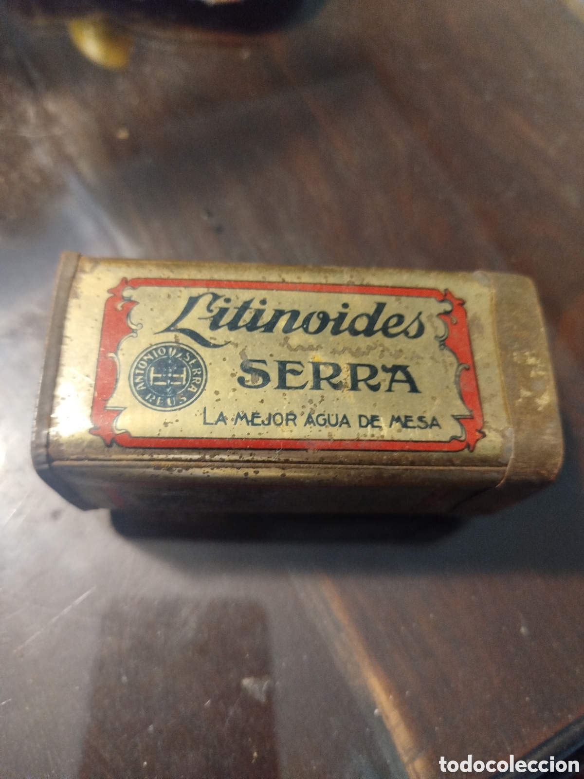 Vintage: LITINOIDES SERRA Caja de lata