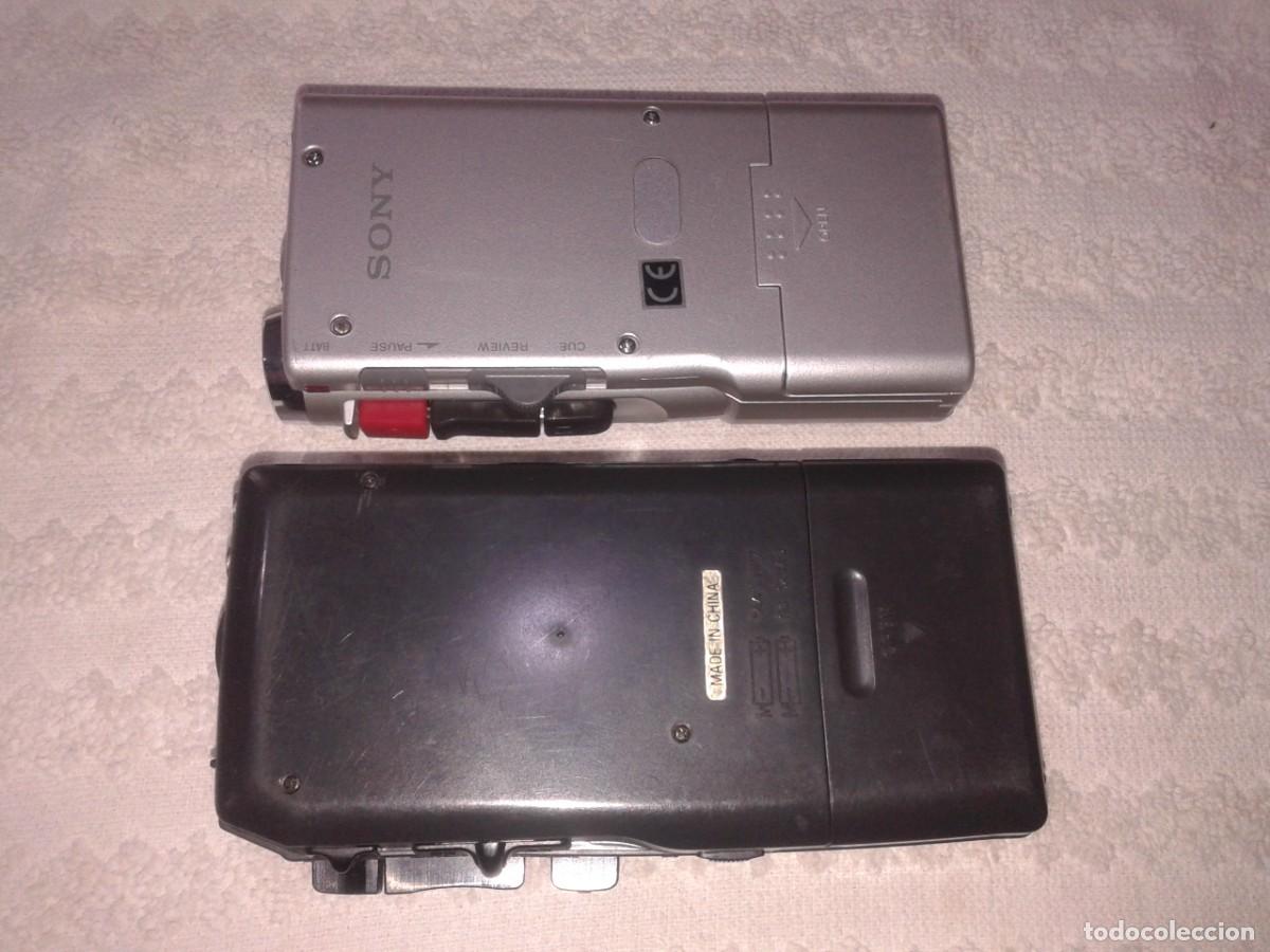 Vintage: MICROCASSETTE SONY - MICROCASSETTE SANYO, LOTE DE 2, M - Foto 3