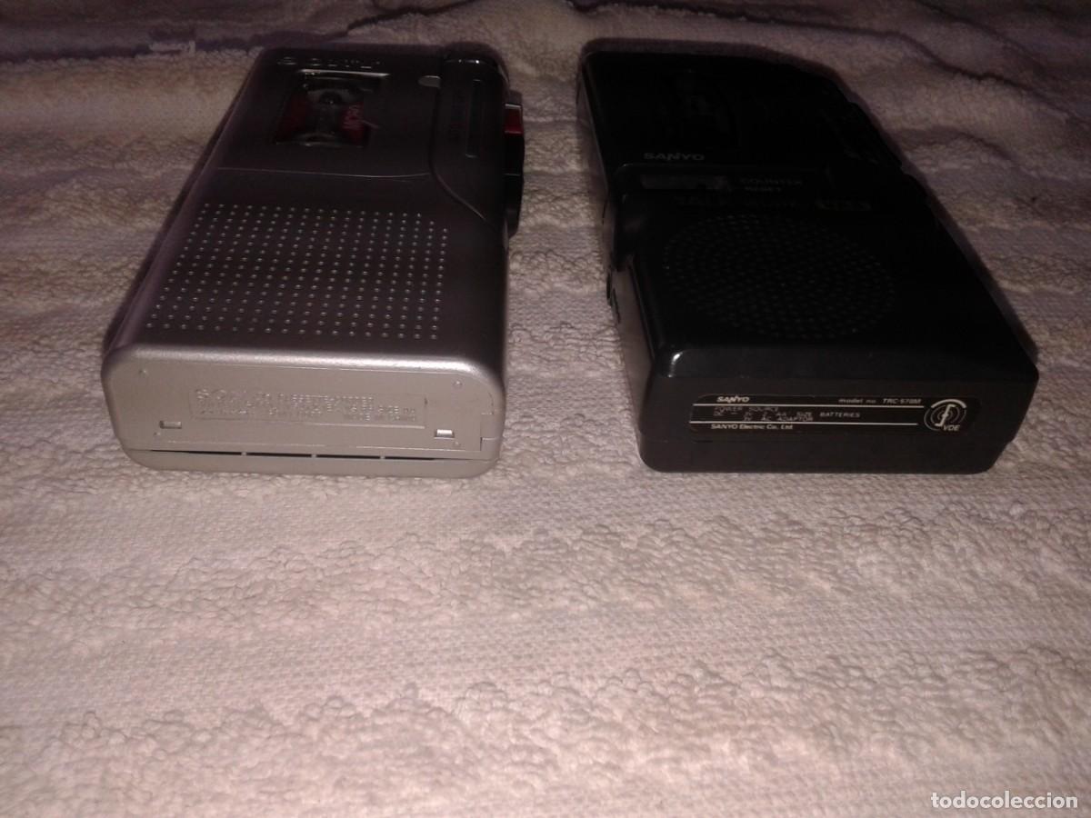 Vintage: MICROCASSETTE SONY - MICROCASSETTE SANYO, LOTE DE 2, M - Foto 6