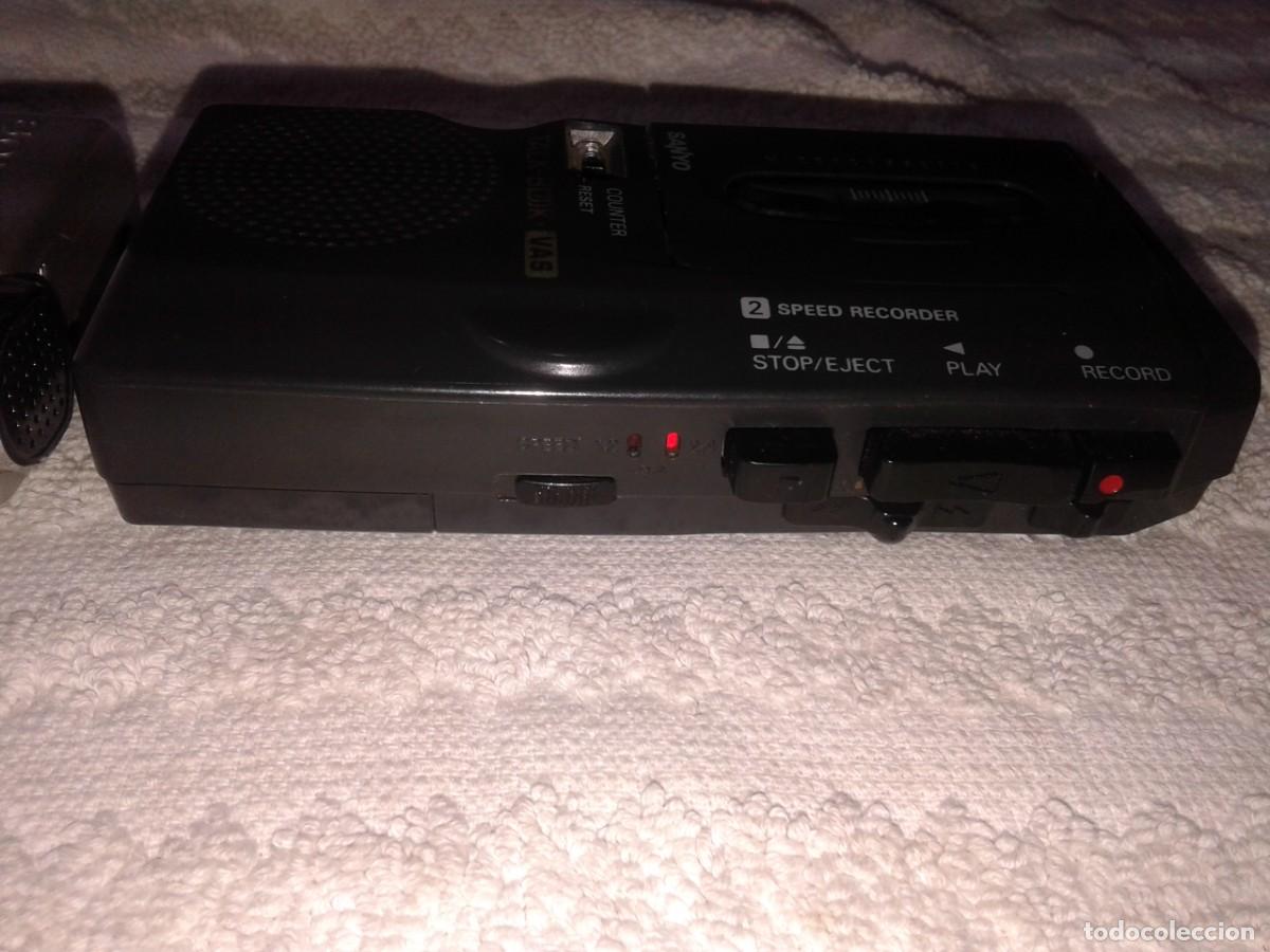 Vintage: MICROCASSETTE SONY - MICROCASSETTE SANYO, LOTE DE 2, M - Foto 8