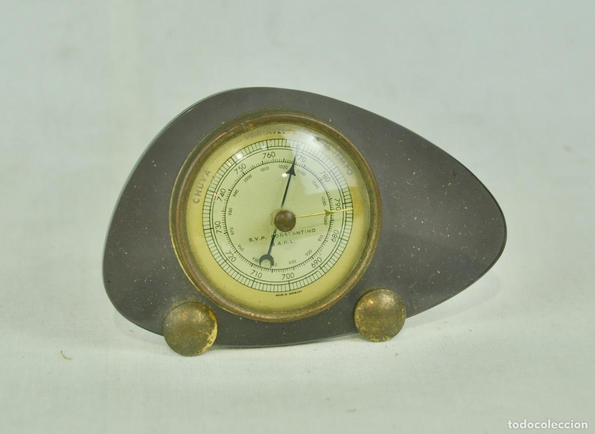 Vintage: Peque&ntilde;o bar&oacute;metro made in Germany de sobremesa