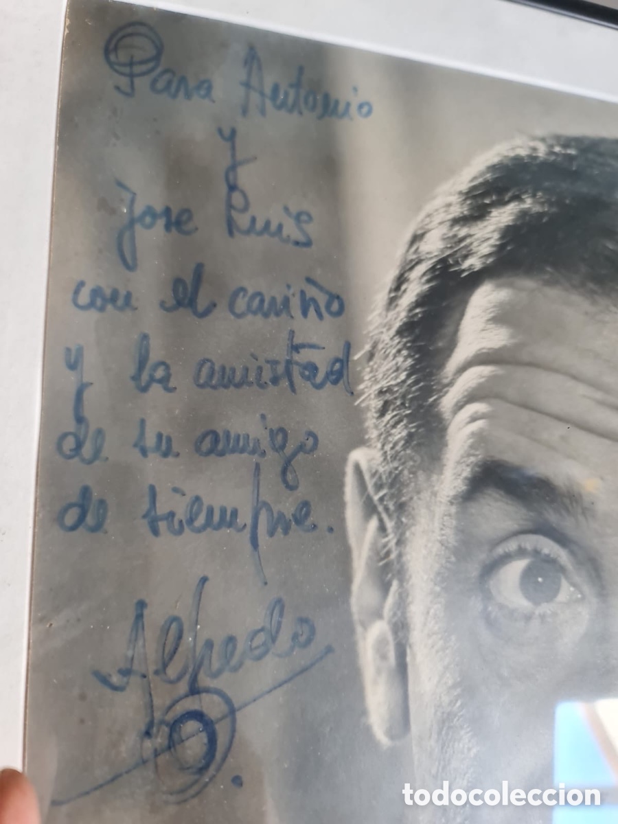 Vintage: Fotograf&iacute;a original firmada y dedicada