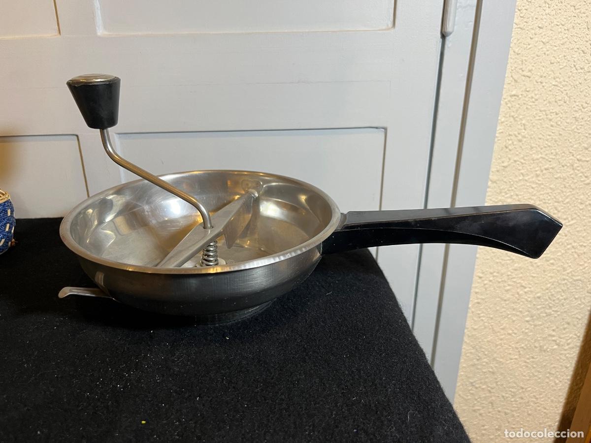 Vintage: Pasapur&eacute;s IBER INOX acero inoxidable vintage prensa pur&eacute; cocina retro a&ntilde;os 70 utensilio chino
