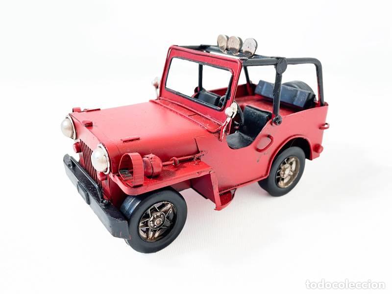 Vintage: Maqueta met&aacute;lica - Jeep (maqueta a escala) (1326)