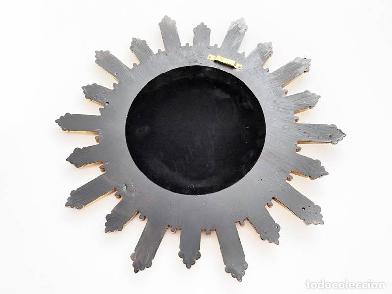 Vintage: Espejo solar; estilo Art D&eacute;co (1490) - Foto 2