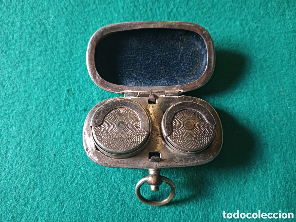 Vintage: Antiguo monedero metalico - Foto 2