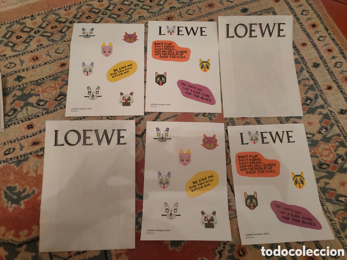 Vintage: Pegatinas stickers Loewe Louis Wain