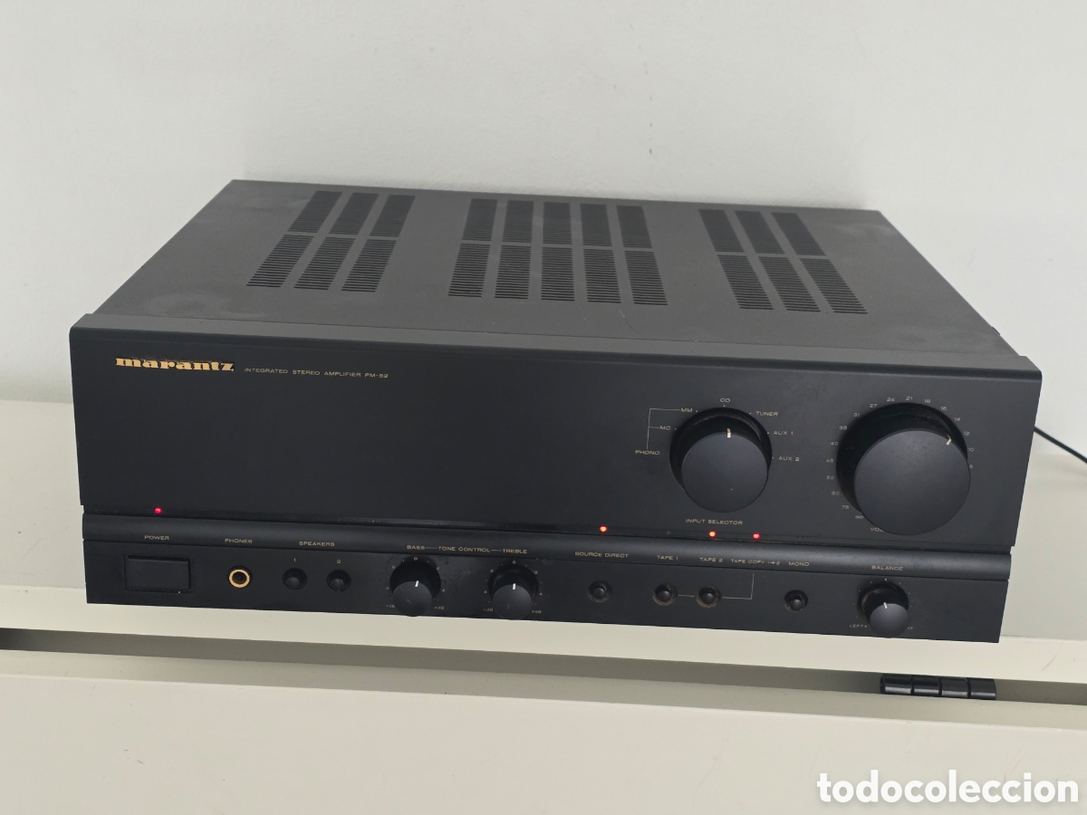 Vintage: Marantz PM-52 amplificador hifi vintage leer