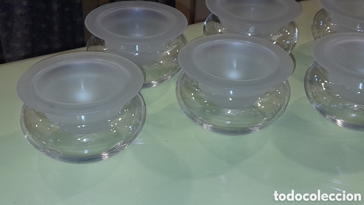 Vintage: Cuencos para caviar de Bohemia - Foto 4