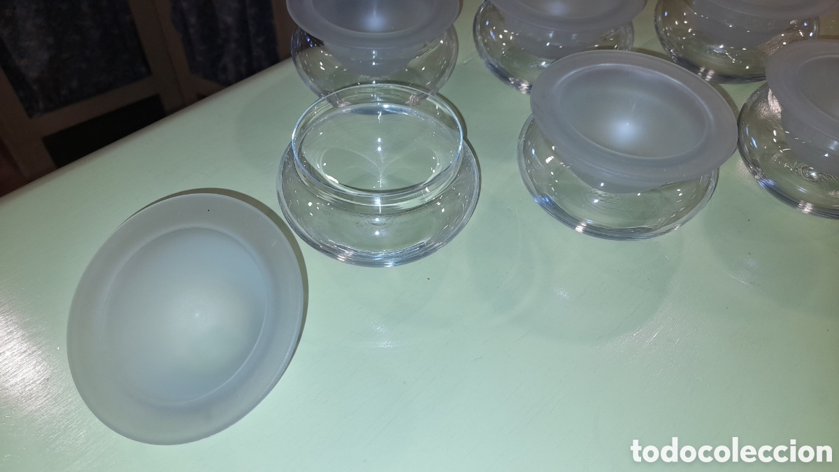 Vintage: Cuencos para caviar de Bohemia - Foto 6