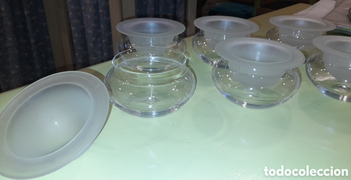Vintage: Cuencos para caviar de Bohemia - Foto 7