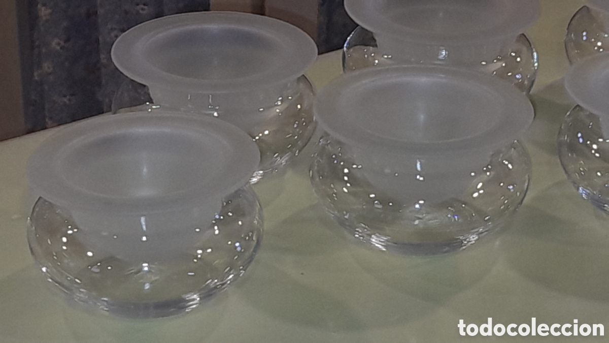 Vintage: Cuencos para caviar de Bohemia