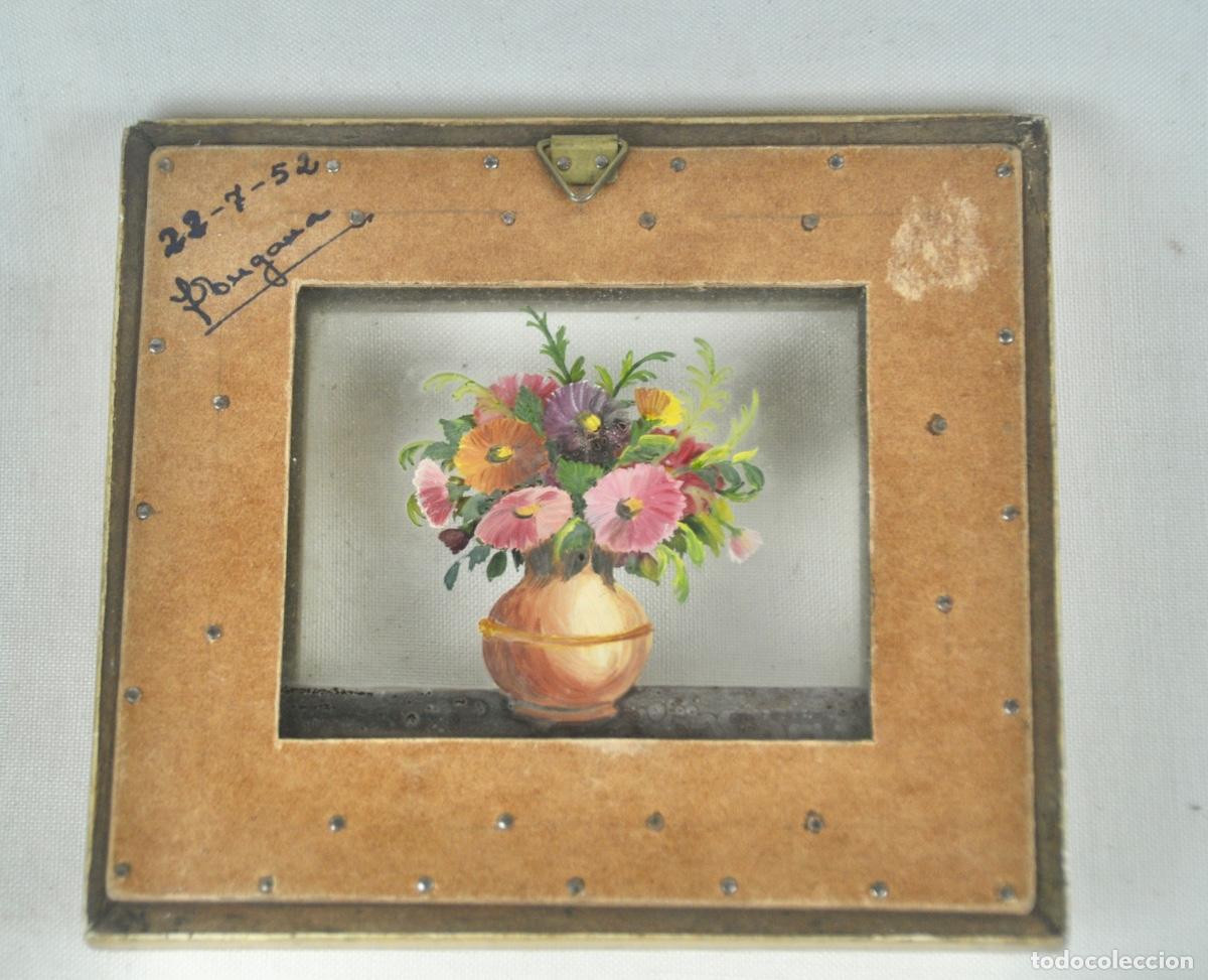 Vintage: Cuadro pintado a mano tres dimensiones - Foto 4