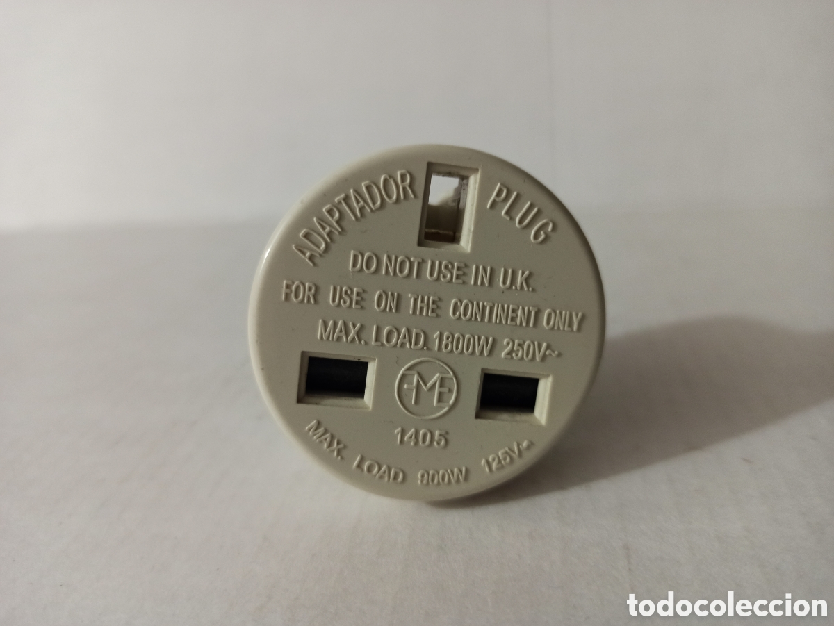 Vintage: Adaptador de enchufe. - Foto 3