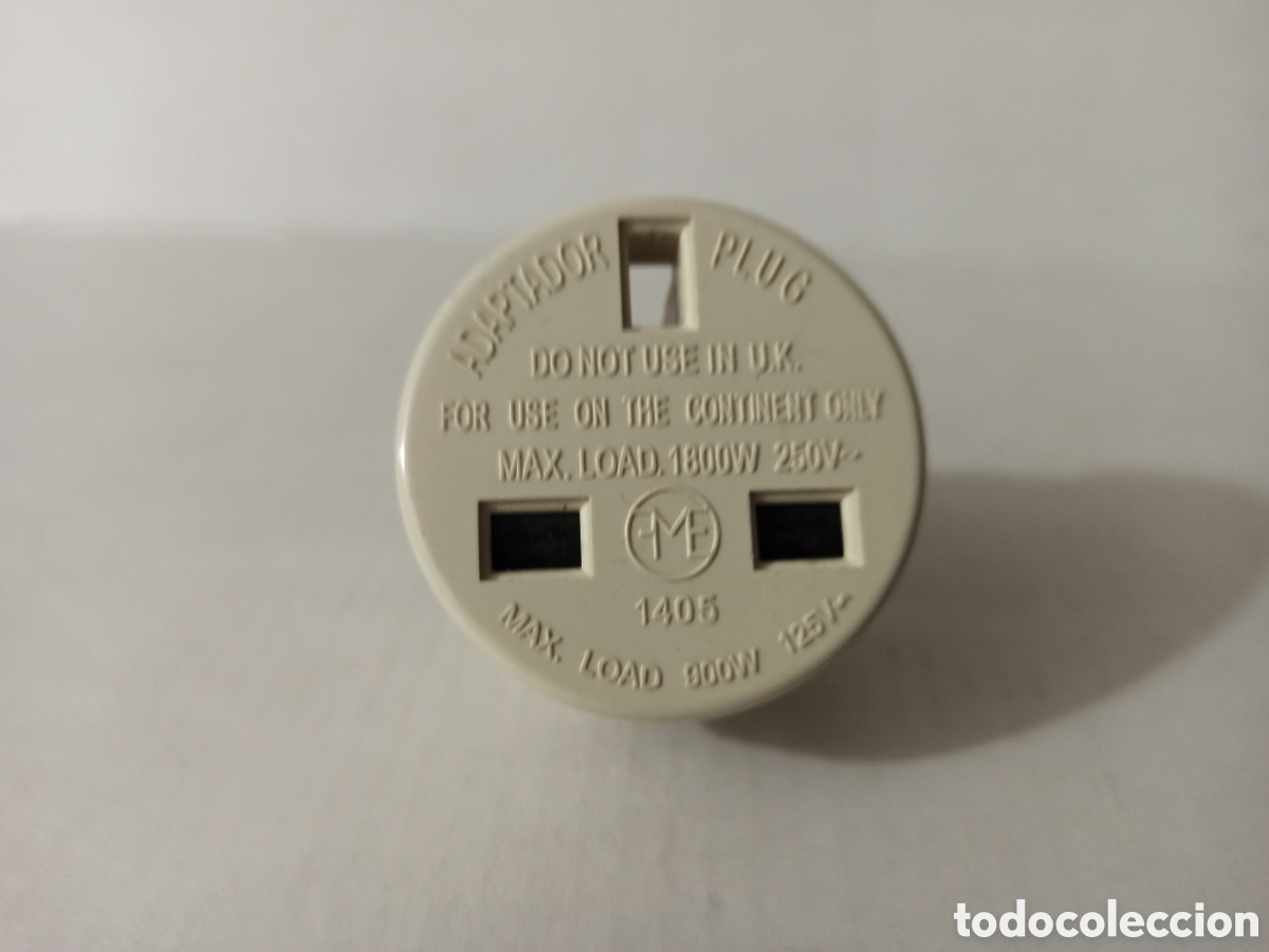 Vintage: Adaptador de enchufe. - Foto 1