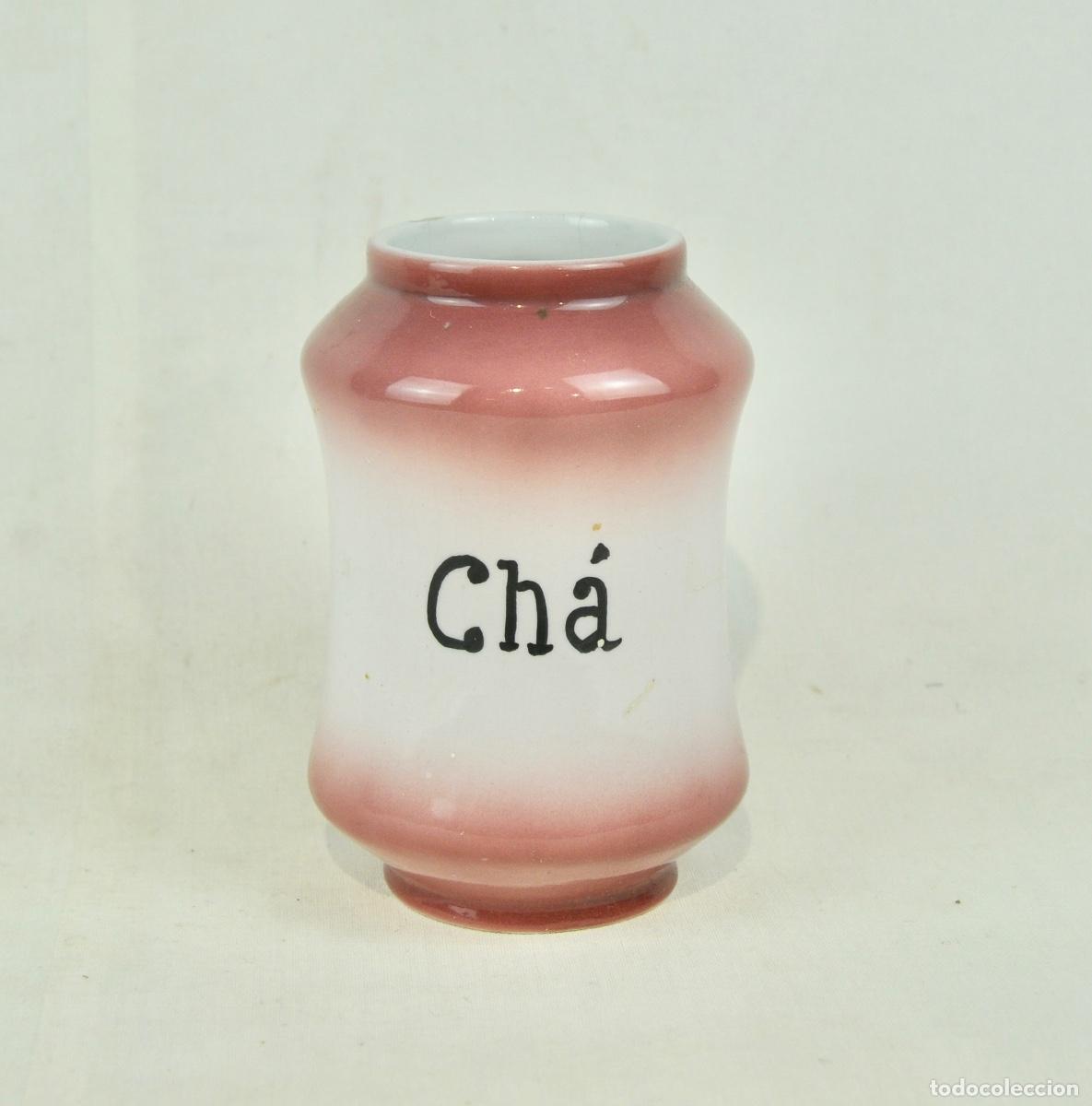 Vintage: Bote te sin tapa porcelana