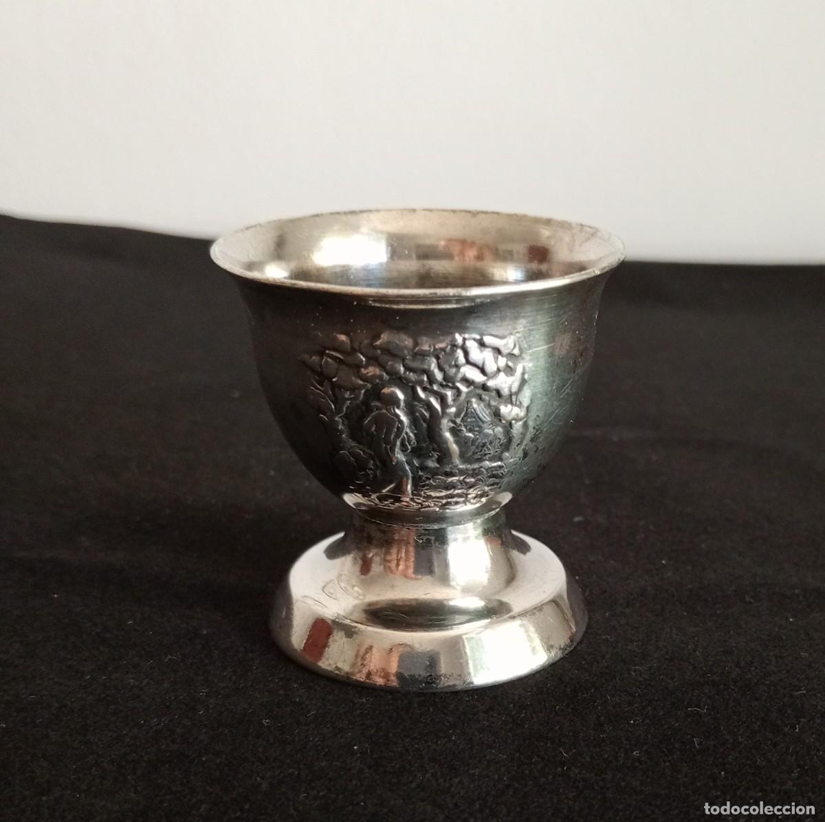 Vintage: Huevera plata vintage Gero