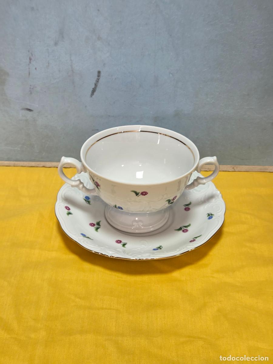 Vintage: tazon y plato porcelana gastos de envio 5&euro;