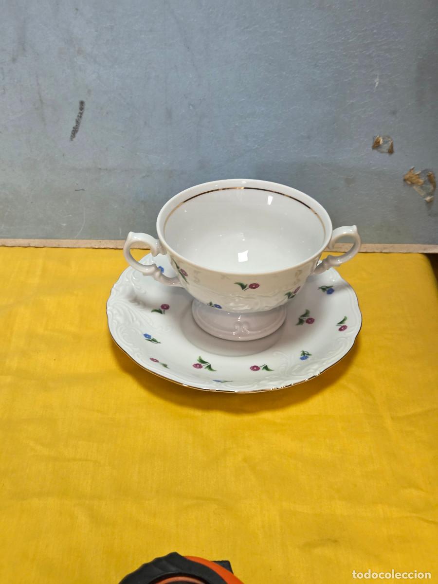 Vintage: tazon y plato porcelana gastos de envio 5&euro;