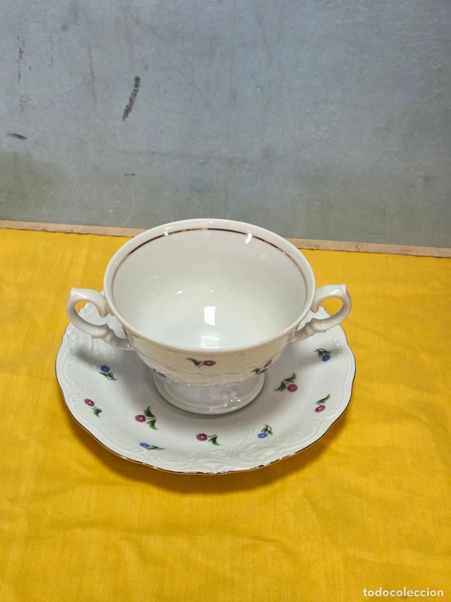 Vintage: tazon y plato porcelana gastos de envio 5&euro;