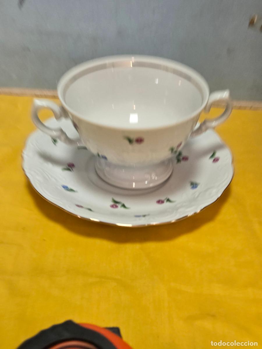Vintage: tazon y plato porcelana gastos de envio 5&euro;