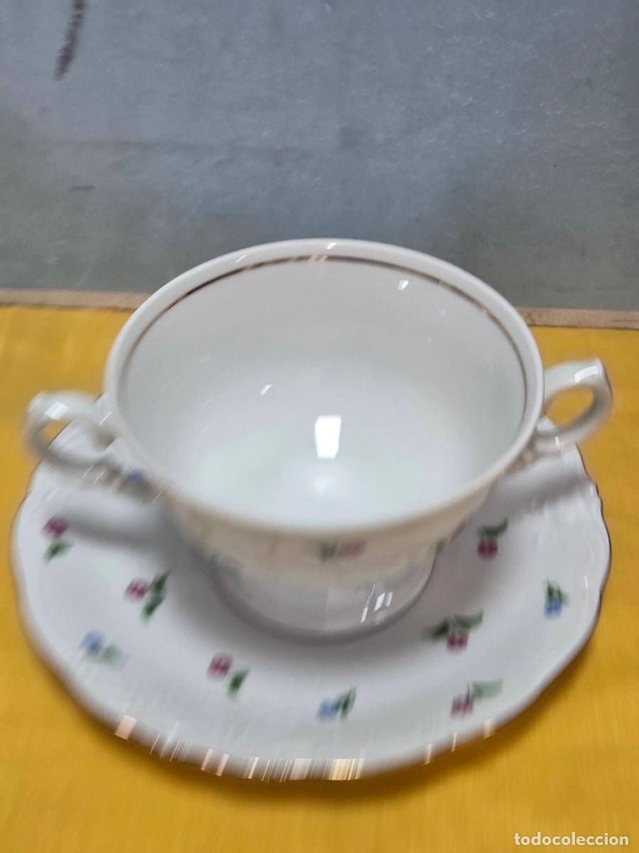 Vintage: tazon y plato porcelana gastos de envio 5&euro;