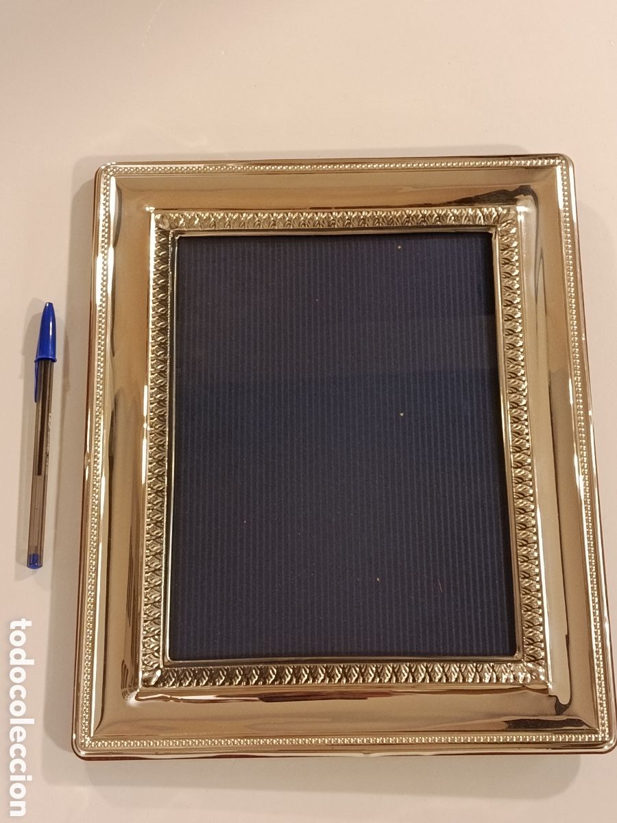 Vintage: MARCO DE PLATA AZURRA ARGENTI. 35 X 28 CM. SIN USO