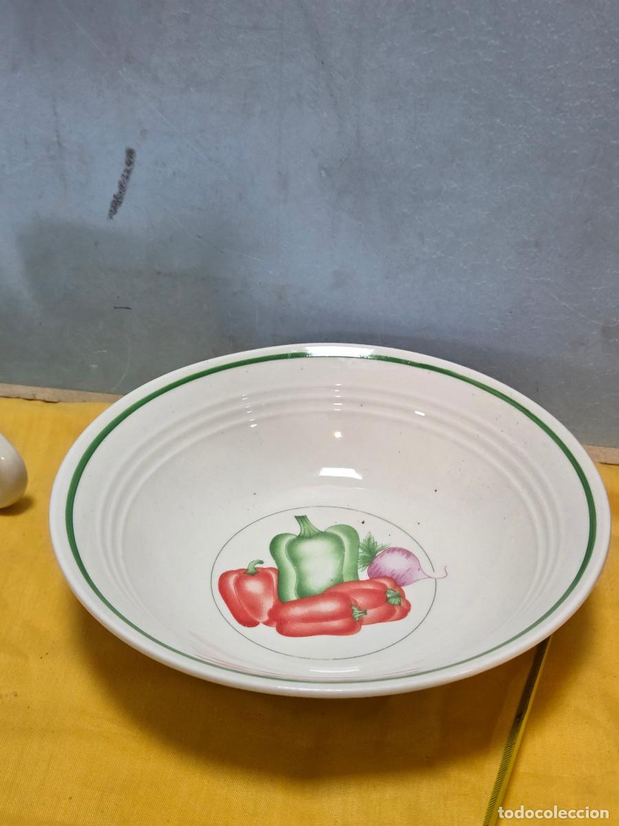 Vintage: ensaladera de ceramica gastos de envio 5&euro;