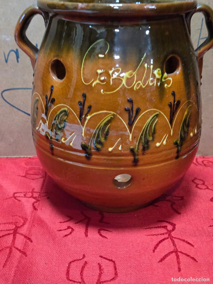 Vintage: guada cebolla barro gastos de envio 5&euro; - Foto 4