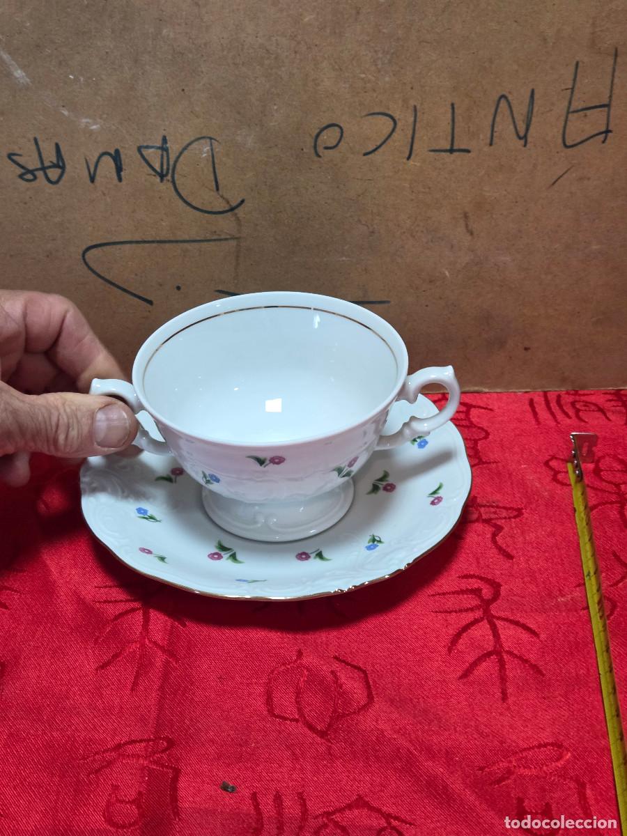 Vintage: tazon y plato porcelana gastos de envio 5&euro;