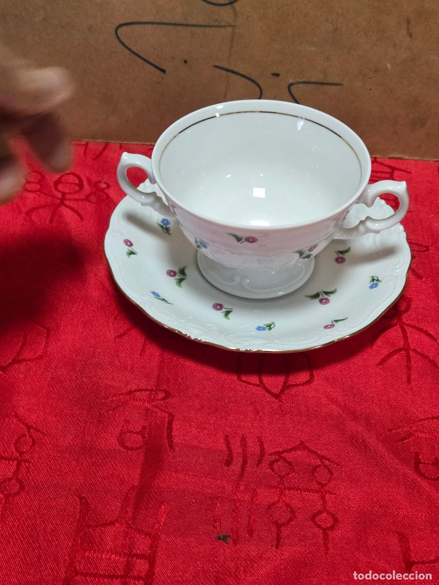 Vintage: tazon y plato porcelana gastos de envio 5&euro;