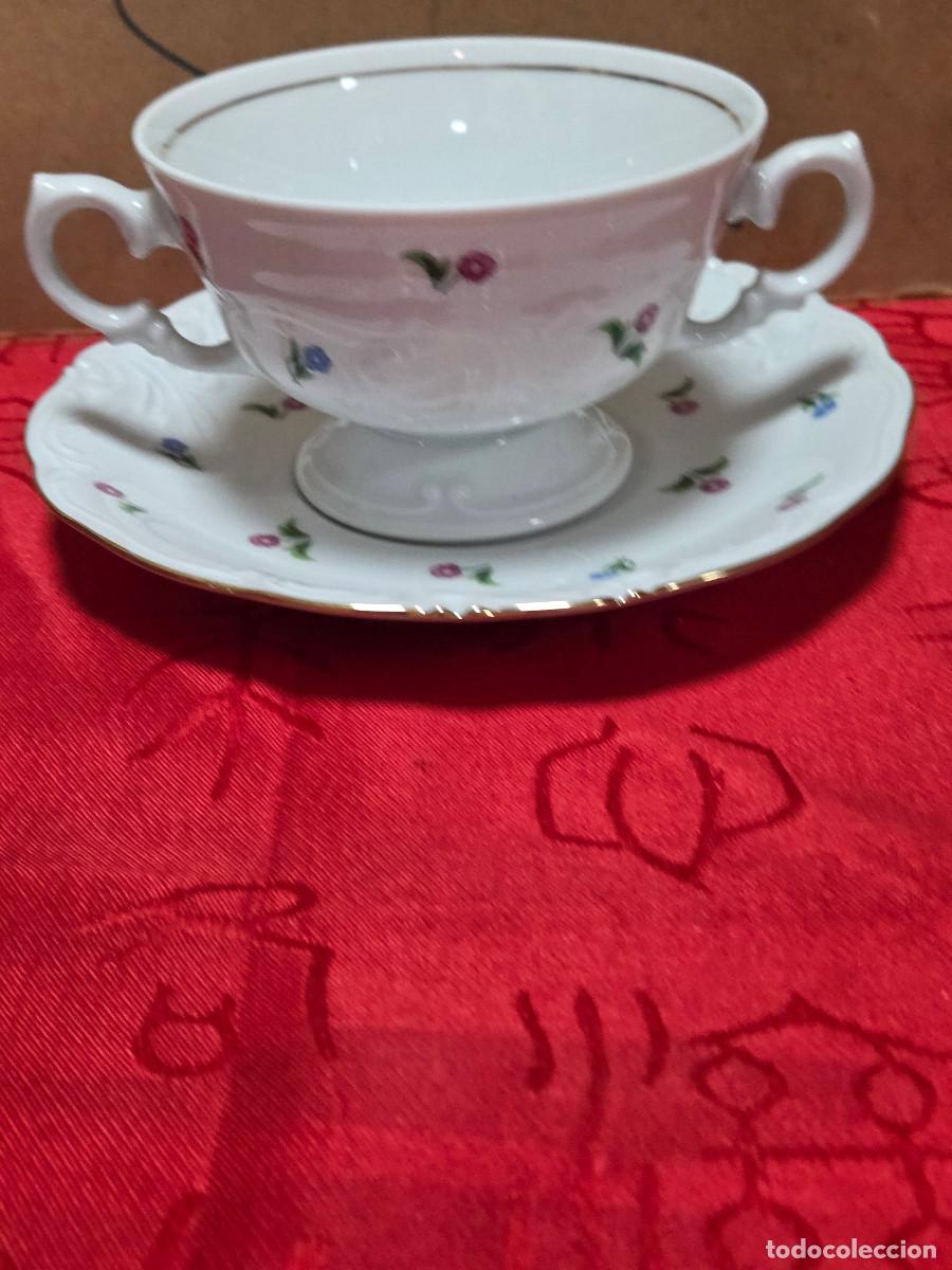 Vintage: tazon y plato porcelana gastos de envio 5&euro;
