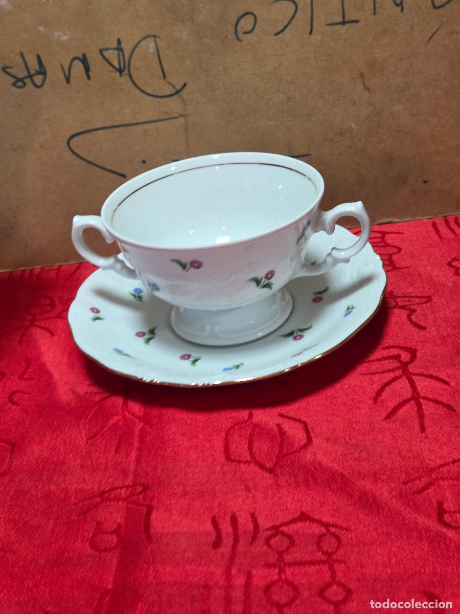 Vintage: tazon y plato porcelana gastos de envio 5&euro;