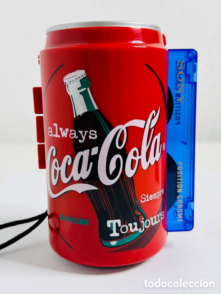 Vintage: Walkman Coca-Cola Retro Pop Vintage Akura Design 1990s.