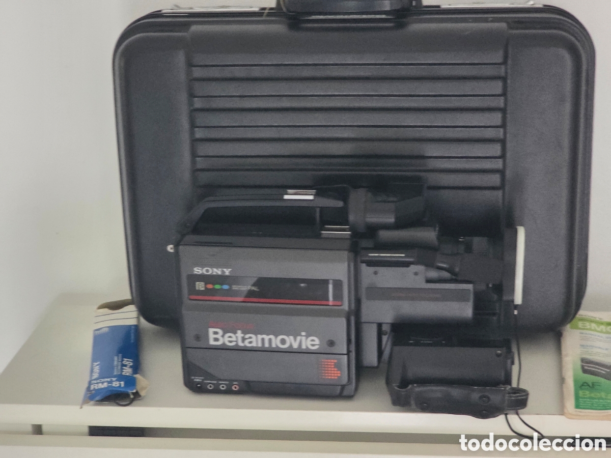 Vintage: Sony Betamovie BMC-200P PAL vintage a&ntilde;os 80 + manual