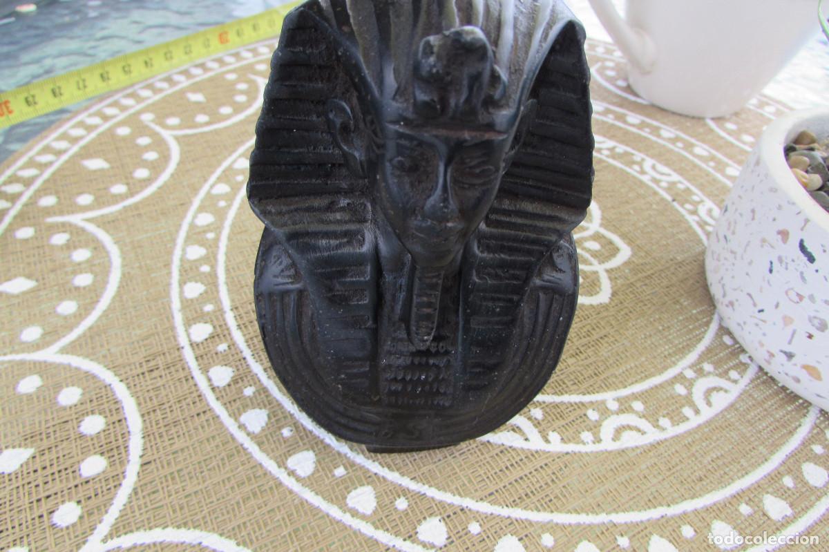 Vintage: Figura Busto fara&oacute;nico egipcio