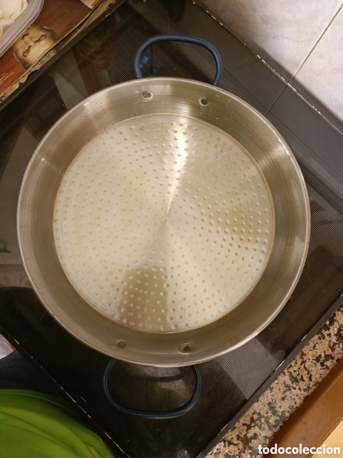 Vintage: Paella Valenciana de acero inoxidable
