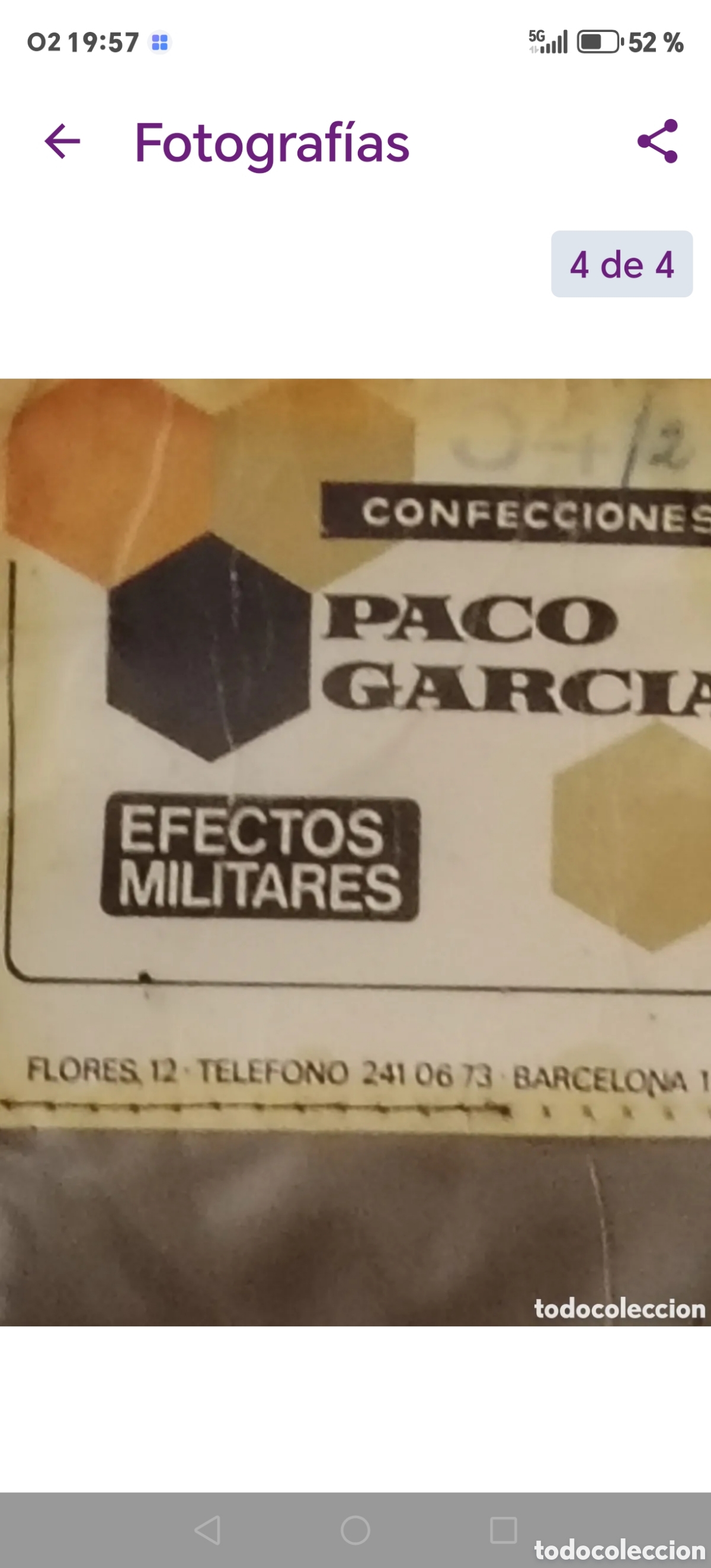 Vintage: Gorra servicio p&uacute;blico de L&eacute;rida, - Foto 4