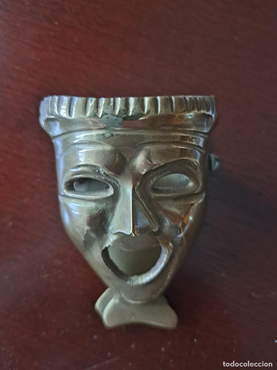 Vintage: PINZA LATON VINTAGE MASCARA TEATRO