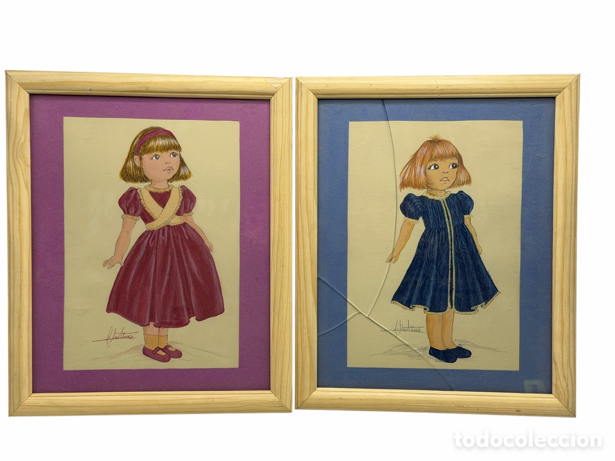 Vintage: Adornos de Dibujos de Moda Vintage
