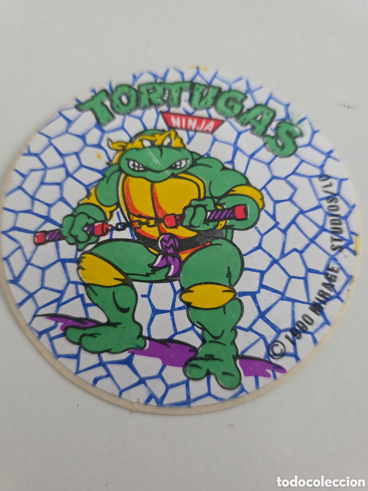 Vintage: Pegatina Tortugas Ninja Donatello Vintage 1990