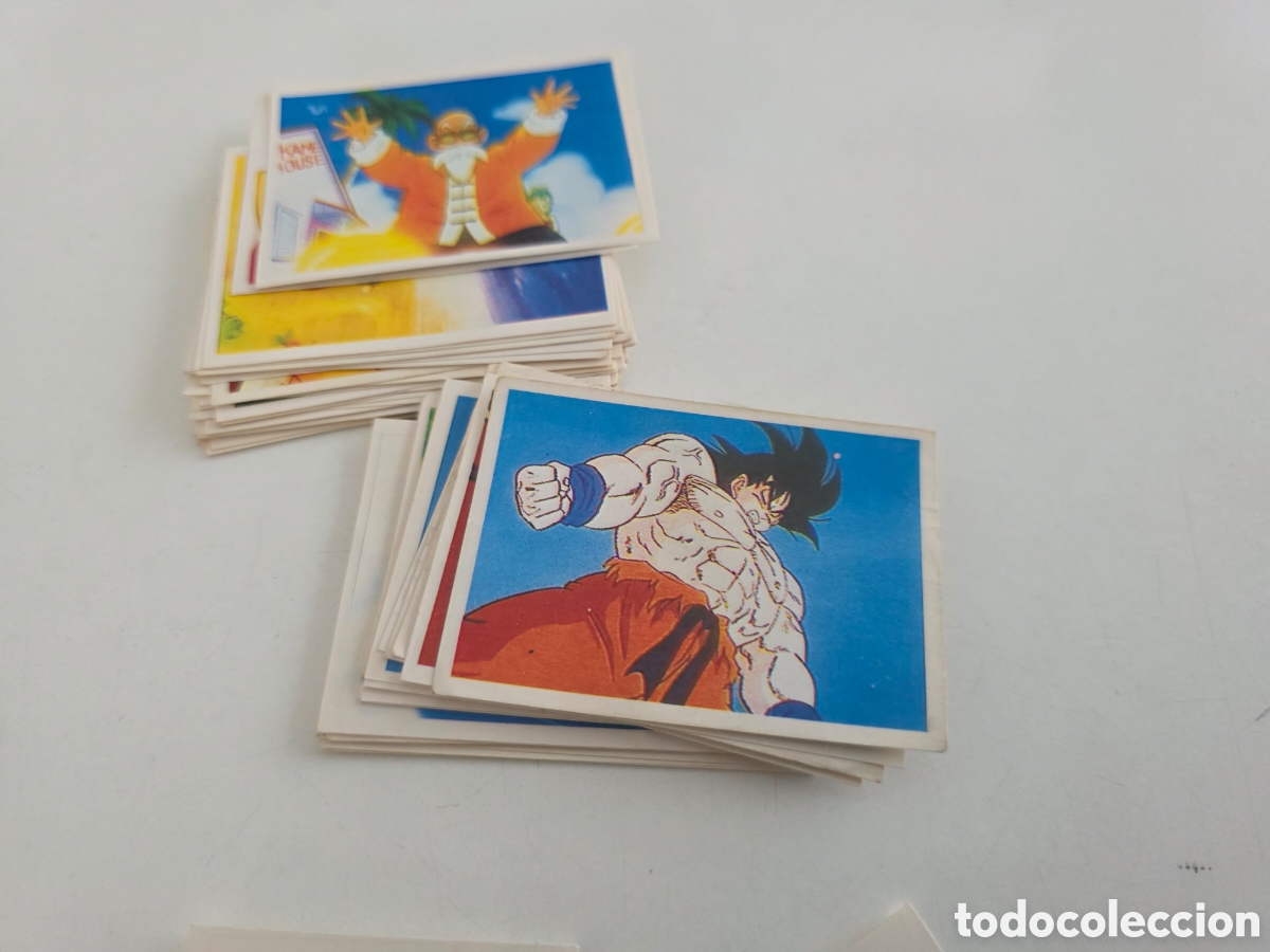 Vintage: 51 Cromos Dragon Ball Z Panini Vintage A&ntilde;os 90